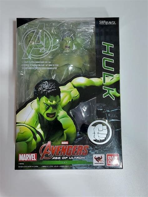 BANDAI S H Figuarts AVENGERS AGE OF ULTRON HULK 變形俠醫 復仇者聯盟 興趣及遊戲 玩具