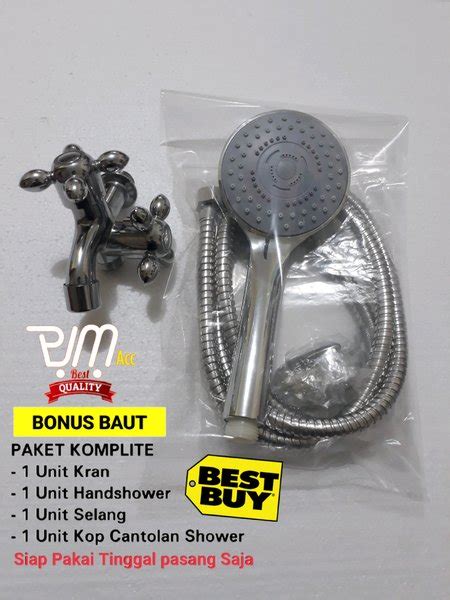 Jual Paket Kran Shower Handshower Kamar Mandi S Dan Kran Shower Cabang