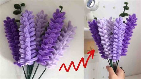 DIY Pipecleaner Lavender Flowers Tutorial