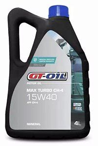 GT OIL MAX TURBO CH 4 15W40 12 X 1 LITRO All Shine