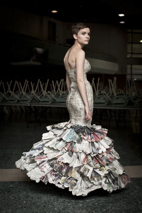 Markham Student Makes Clothes From Debris In 2024 Recycled Dress