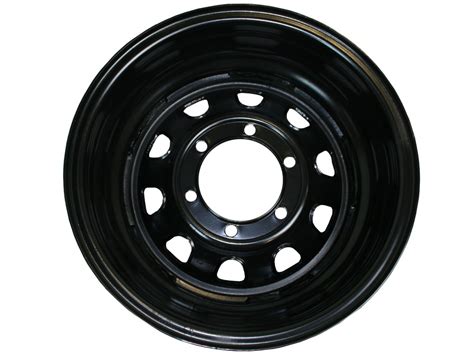 Off Road Black Steel Wheels Pcd 5X120 7"X16" Cb 75 Offset 25 Chunky Set Of 4 | eBay