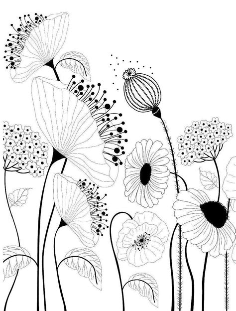 Pin By Vinayak Suri On Summer 25 In 2024 Flower Drawing Illustration