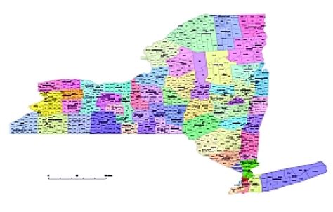 New York State Zip Code Map - Printable Map