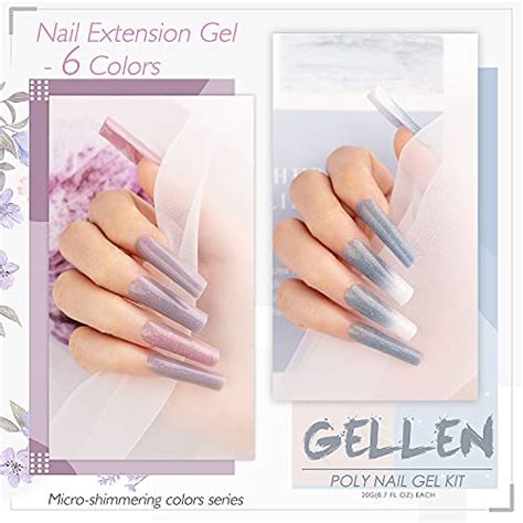 Gellen Kit De Vernis Ongles En Polygel De G Couleurs