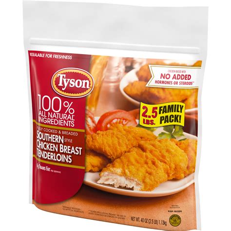 Tyson Fully Cooked And Breaded Southern Style Chicken Breast