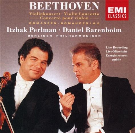 알라딘 중고 이차크 펄만 다니엘 바렌보임 Perlman Barenboim Beethoven Violin