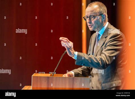 Friedrich Merz Member Of The Bundestag Federal Chairman Chairman Of