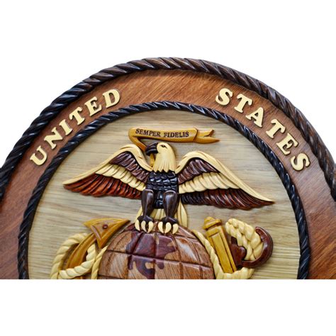 The United States Marine Corps (USMC) Emblem - WoodenVie