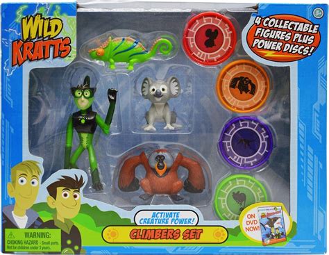 Wild Kratts Toys 4 Pack Action Figure Set Activate Creature Power