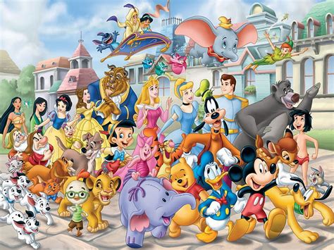 1920x1080px 1080p Free Download Children Many Disney Characters