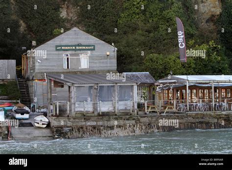 The Harbour Restaurant, Newquay harbour Stock Photo - Alamy