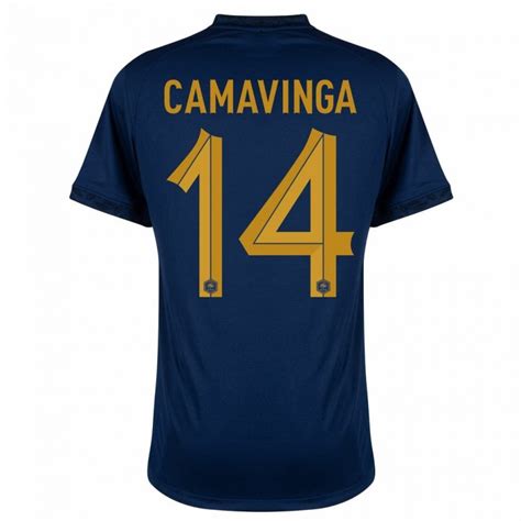 French Team Home Jersey World Cup Camavinga