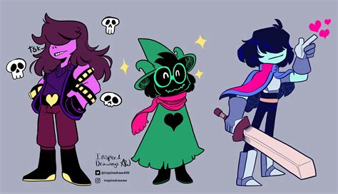 Artstation Deltarune Characters