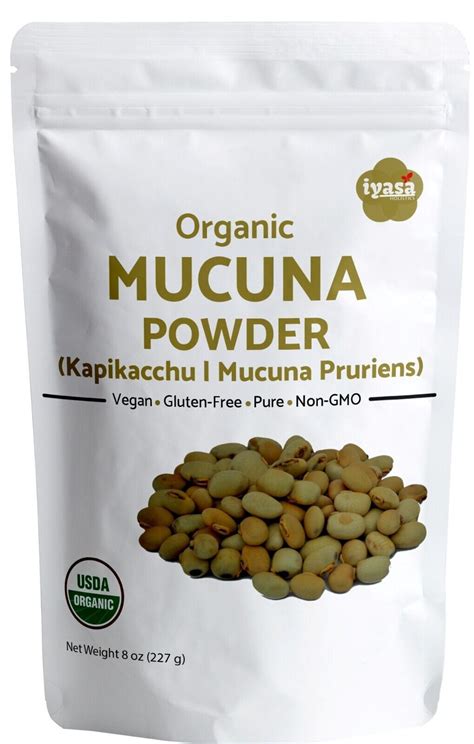 Mucuna Pruriens Powder Mucuna Seed Bean Usda Certified Organic Oz