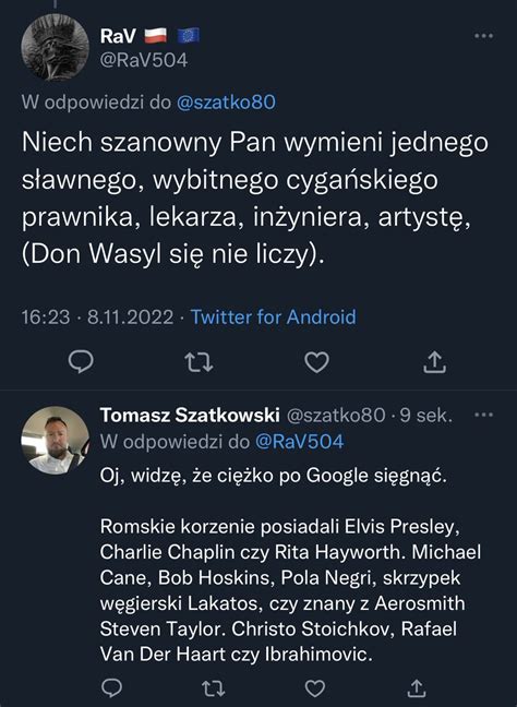 Tomasz Szatkowski on Twitter Jakby ktoś miał jeszcze kiedyś jakieś