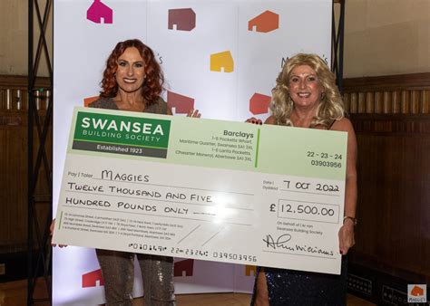 Swansea Building Society Donates Over K To Cancer Charity