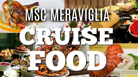 MSC Meraviglia CRUISE FOOD YouTube