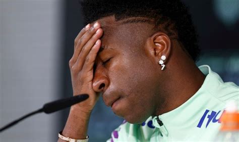 Vinicius Jr Brazil And Real Madrid Forward Breaks Down In Tears Over