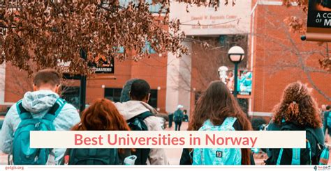 Explore Join The Best Universities In Norway In