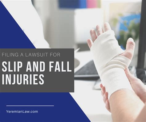 Slip And Fall Injuries Could You File A Lawsuit Yeremian Law