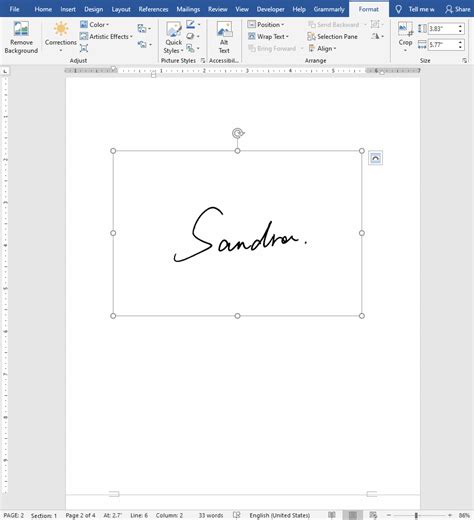 How To Make An Electronic Version Of Handwritten Signature In Word My