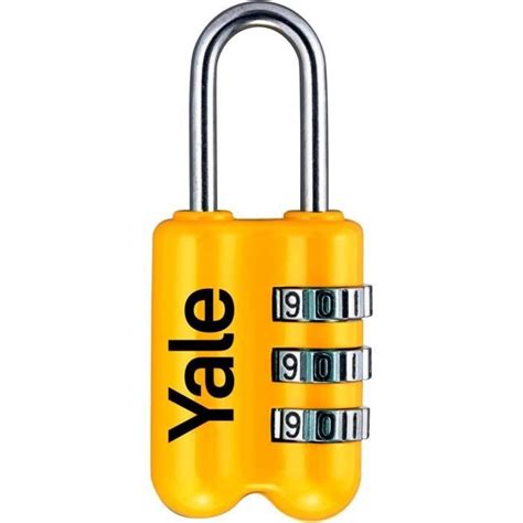 Cadenas Combinaison Yale Travel Jaune Yalyp R Initialisation