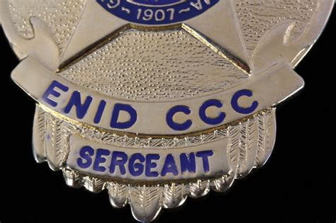 Department Of Corrections Oklahoma Sergeant Badge