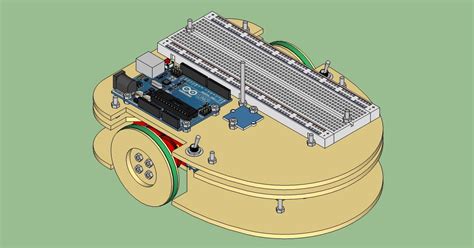 Antonio Vallecillos Dibujo Técnico Tecnología Arduino Robot v05