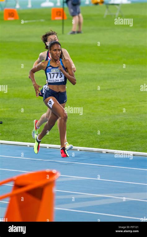 Ajee Wilson The Winner Of The 800 Meters Final On The 2012 Iaaf World