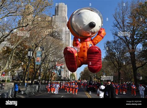 Astronaut Snoopy Balloon At The 96th Annual Macy S Thanksgiving Day Parade On November 24 2022