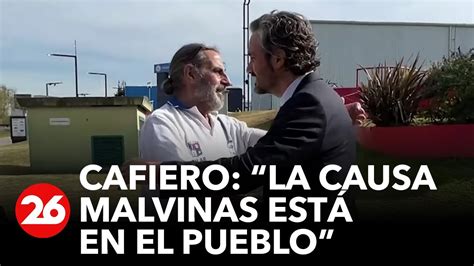 ARGENTINA Santiago Cafiero La causa Malvinas está en el pueblo y en