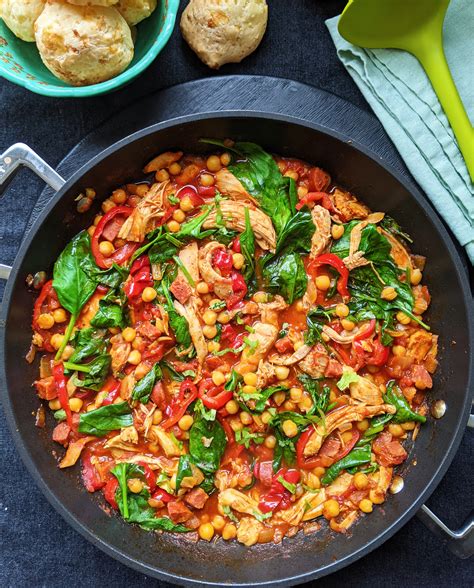 Spanish Chicken Chorizo Chickpea Stew Gf Df Recipe