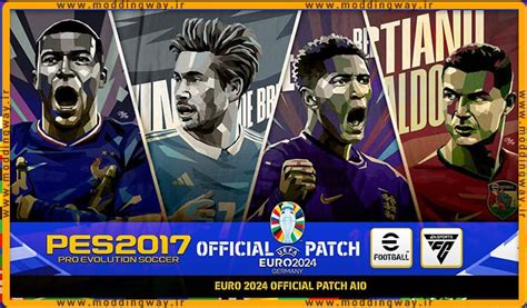 پچ eFootball EURO 2024 برای PES 2017 مودینگ وی