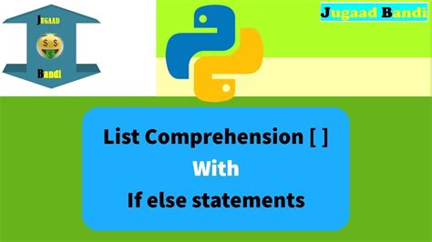 Python Tutorial List Comprehension With If Else Youtube