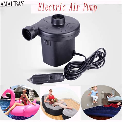 Portable Car Electric Air Pump Quick Fill Inflator Mattress Pump For