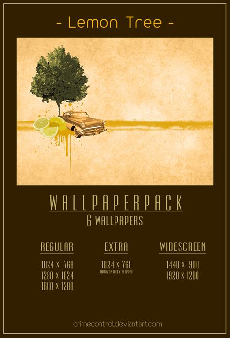 Lemon Tree Wallpaperpack by crimecontrol on DeviantArt