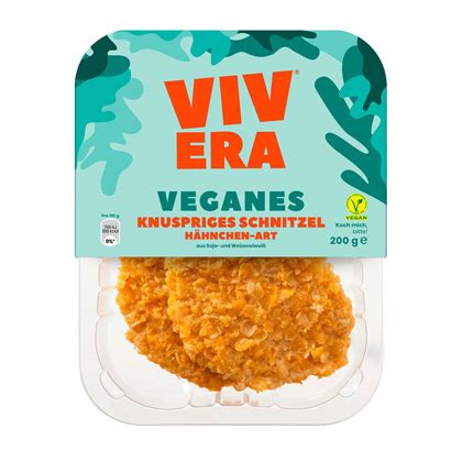 Vivera Veganes Knuspriges Schnitzel 200g Hello Vegan Onlineshop