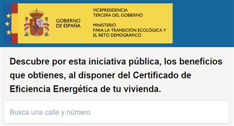 Geoportal Del Miteco Y Certificado Energético De Los Edificios