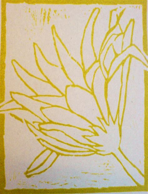 Flower Lino Print 2 By Kiriaki On Deviantart