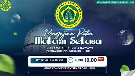 Live Streaming Ngaji Kitab Setiap Malam Selasa Bersama Kh Kholili