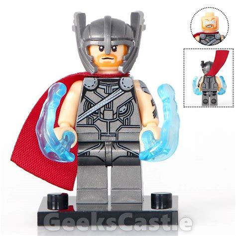 Custom Thor 3 Ragnarok Minifigures Marvel Comics Fits Lego Choose - Other