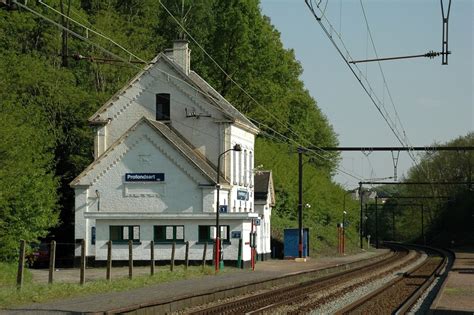 Les Gares Belges D Autrefois La Gare De Profondsart I Guy Demeulder