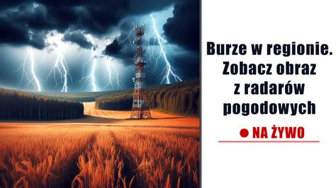 Radar burzowy Zobacz gdzie jest burza w pobliżu Świnoujścia już