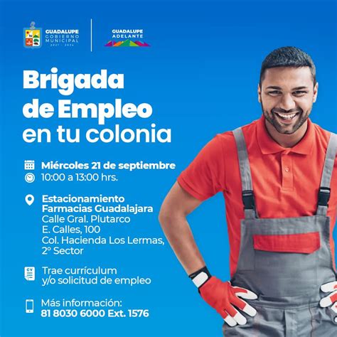 Municipio De Guadalupe On Twitter Hoy BrigadadeEmpleo Los