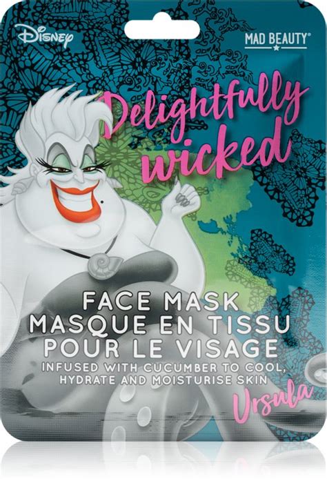 Mad Beauty Disney Villains Ursula Moisturising Face Sheet Mask With