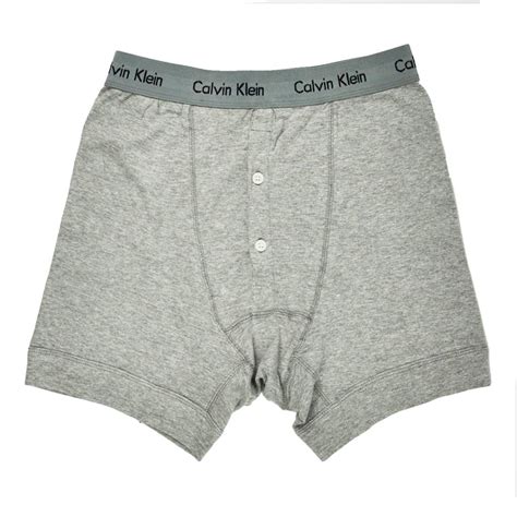 NEW Mens 3 PACK CALVIN KLEIN Button Fly Boxer Briefs Size S M L EBay