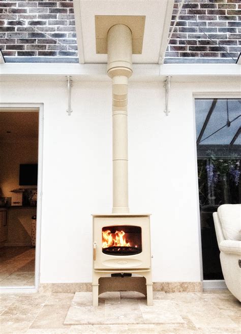 Conservatory Installation Cream Wood Burner Farnborough Log Burner