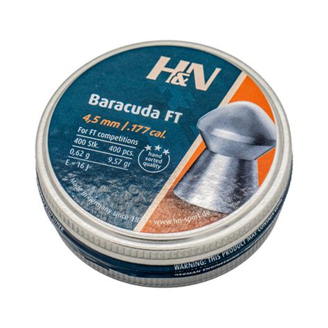 H N Baracuda FT 4 5mm 177 Pellets X400 Vector Air