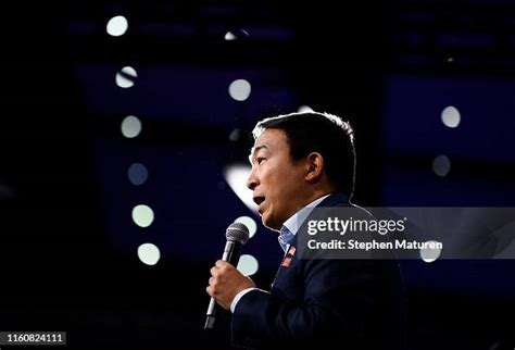 Democratic Presidential Candidate Andrew Yang Speaks During A Forum News Photo Getty Images